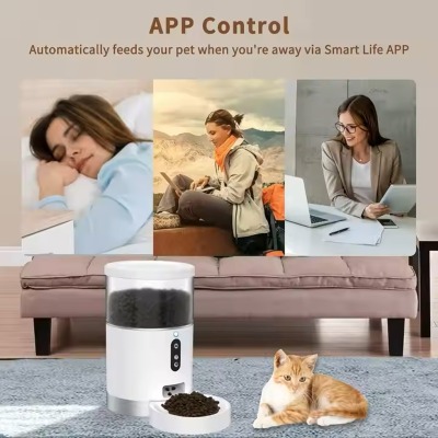 Smart WiFi-Enabled Automatic Pet Feeder