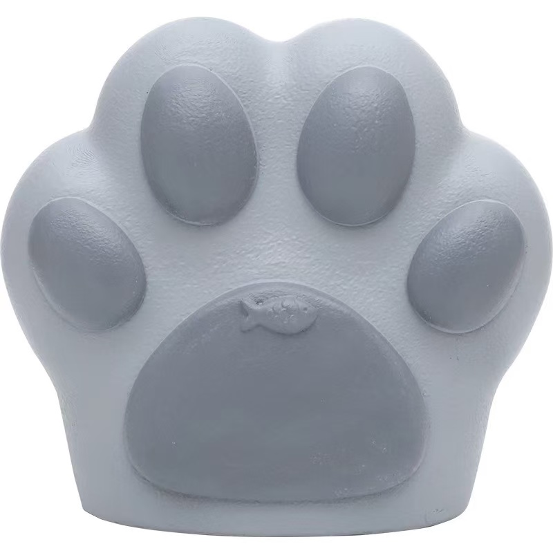 Personalized cat paw memorial urn
