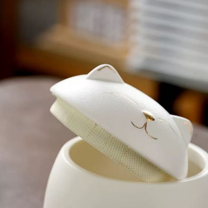 Ceramic warm animal shape Pet Urn
