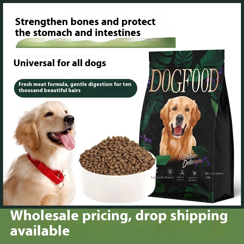 Complete and balanced dog food with fresh meat and take care of dog health