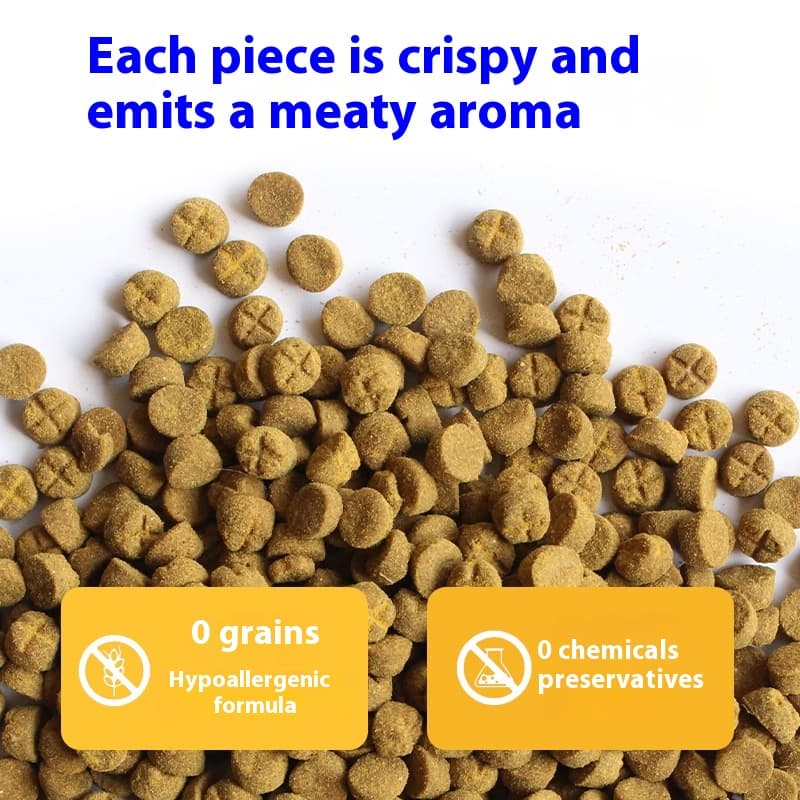 Complete and balanced dog food with fresh meat and take care of dog health
